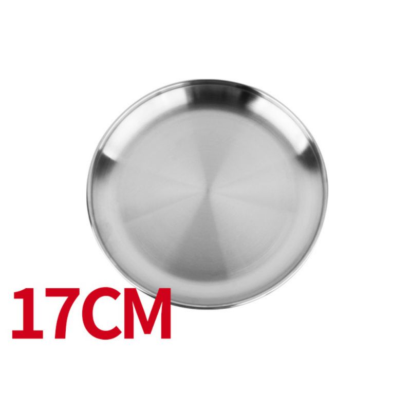 Round Plates Dish Dinner Plate Stainless Steel Outdoor Camping Metal Tableware Round Plates Dish Dinner Plate Stainless Steel Outdoor Camping Metal Tableware